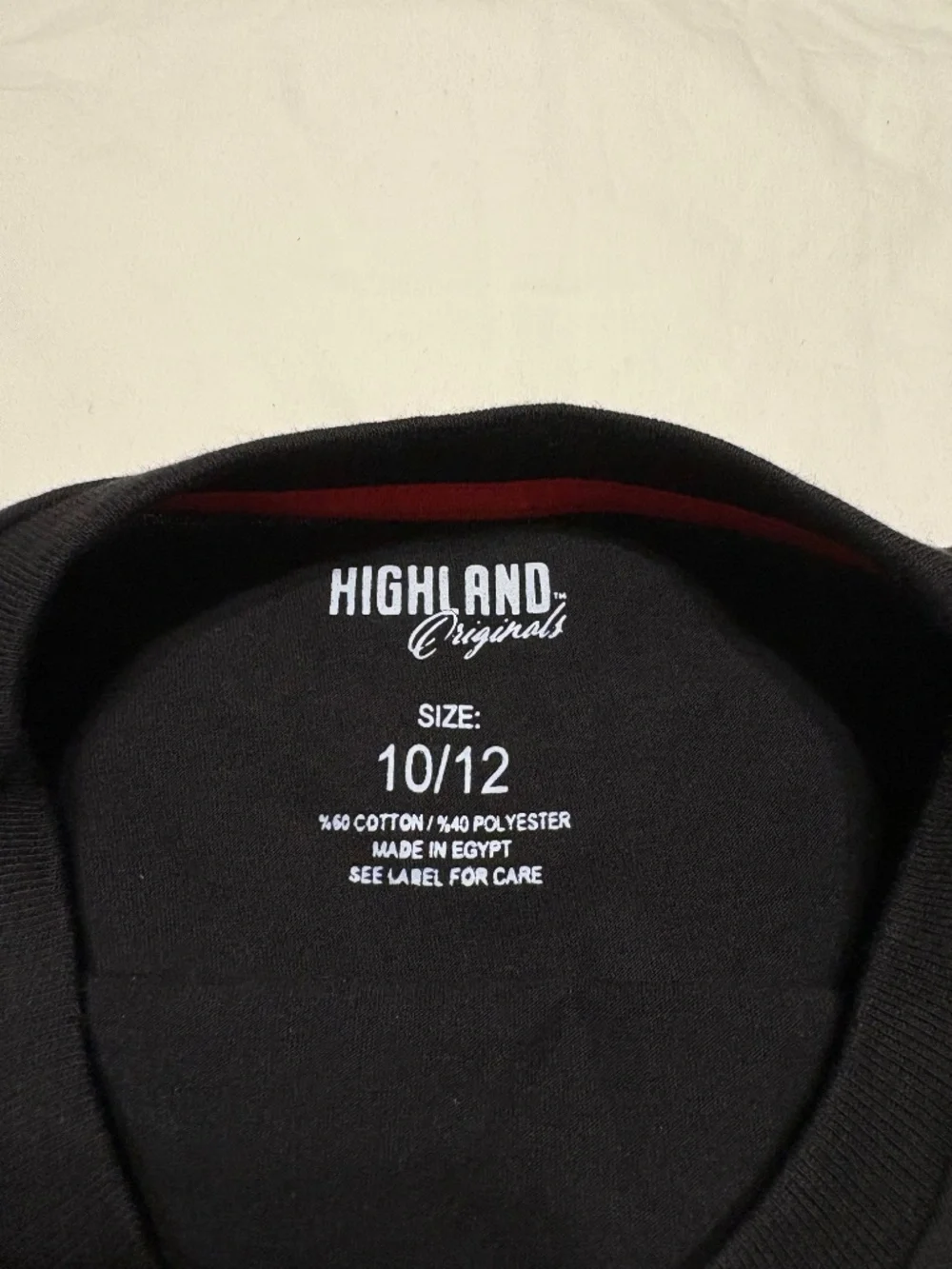 NWOT Highland Originals Robot Bear Graphic T-Shirt Black Youth 10/12